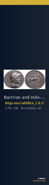 Bactrian and Indo-Greek Coinage Eucratides I 6.3 — CANOA