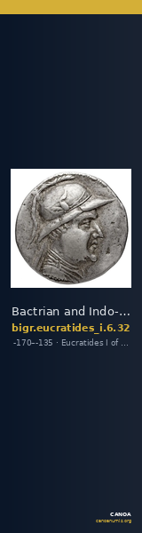 Bactrian and Indo-Greek Coinage Eucratides I 6.32 — CANOA