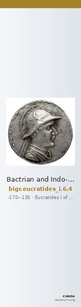 Bactrian and Indo-Greek Coinage Eucratides I 6.4 — CANOA