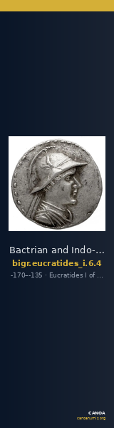 Bactrian and Indo-Greek Coinage Eucratides I 6.4 — CANOA
