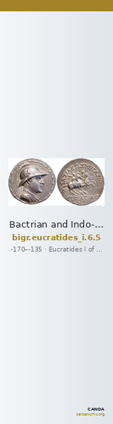 Bactrian and Indo-Greek Coinage Eucratides I 6.5 — CANOA