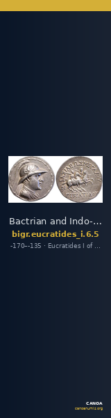 Bactrian and Indo-Greek Coinage Eucratides I 6.5 — CANOA
