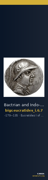 Bactrian and Indo-Greek Coinage Eucratides I 6.7 — CANOA