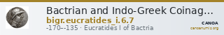 Bactrian and Indo-Greek Coinage Eucratides I 6.7 — CANOA