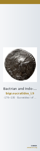 Bactrian and Indo-Greek Coinage Eucratides I 9 — CANOA
