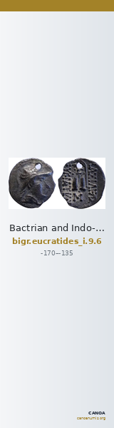Bactrian and Indo-Greek Coinage Eucratides I 9.6 — CANOA