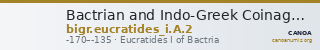 Bactrian and Indo-Greek Coinage Eucratides I A.2 — CANOA
