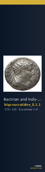 Bactrian and Indo-Greek Coinage Eucratides II 1.1 — CANOA