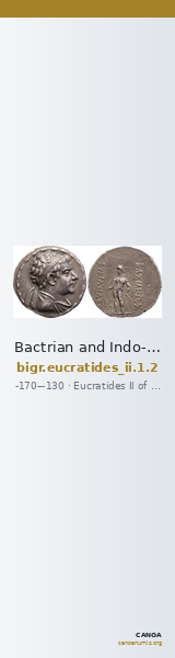 Bactrian and Indo-Greek Coinage Eucratides II 1.2 — CANOA