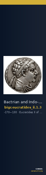 Bactrian and Indo-Greek Coinage Eucratides II 1.3 — CANOA
