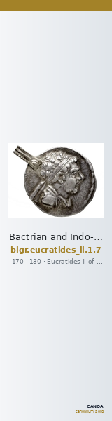 Bactrian and Indo-Greek Coinage Eucratides II 1.7 — CANOA