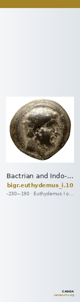 Bactrian and Indo-Greek Coinage Euthydemus I 10 — CANOA