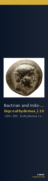 Bactrian and Indo-Greek Coinage Euthydemus I 10 — CANOA