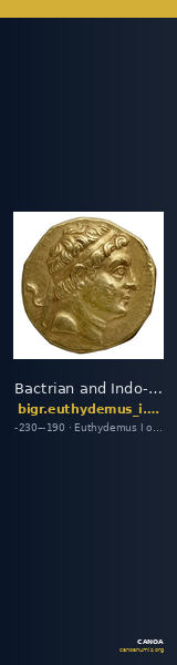 Bactrian and Indo-Greek Coinage Euthydemus I 1.1 — CANOA