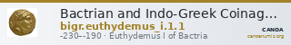 Bactrian and Indo-Greek Coinage Euthydemus I 1.1 — CANOA