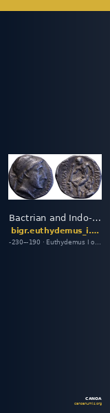 Bactrian and Indo-Greek Coinage Euthydemus I 3.1 — CANOA