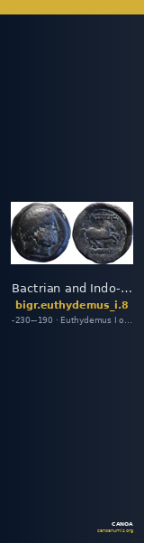 Bactrian and Indo-Greek Coinage Euthydemus I 8 — CANOA