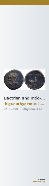 Bactrian and Indo-Greek Coinage Euthydemus I 9.1 — CANOA