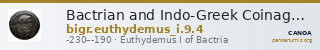Bactrian and Indo-Greek Coinage Euthydemus I 9.4 — CANOA