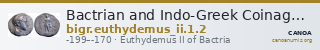 Bactrian and Indo-Greek Coinage Euthydemus II 1.2 — CANOA