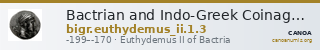 Bactrian and Indo-Greek Coinage Euthydemus II 1.3 — CANOA