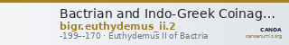 Bactrian and Indo-Greek Coinage Euthydemus II 2 — CANOA
