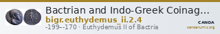 Bactrian and Indo-Greek Coinage Euthydemus II 2.4 — CANOA