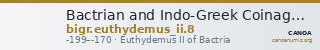 Bactrian and Indo-Greek Coinage Euthydemus II 8 — CANOA