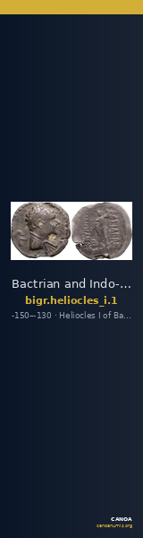Bactrian and Indo-Greek Coinage Heliocles I 1 — CANOA