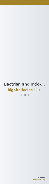 Bactrian and Indo-Greek Coinage Heliocles I 10 — CANOA