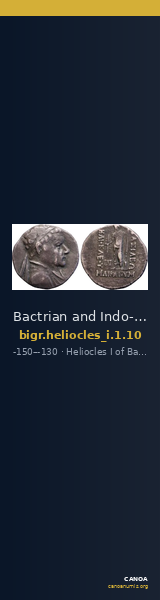 Bactrian and Indo-Greek Coinage Heliocles I 1.10 — CANOA