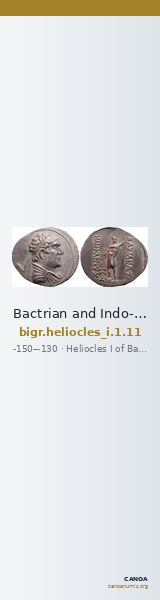Bactrian and Indo-Greek Coinage Heliocles I 1.11 — CANOA