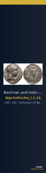 Bactrian and Indo-Greek Coinage Heliocles I 1.16 — CANOA