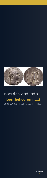 Bactrian and Indo-Greek Coinage Heliocles I 1.2 — CANOA