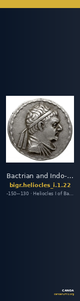 Bactrian and Indo-Greek Coinage Heliocles I 1.22 — CANOA