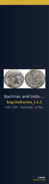 Bactrian and Indo-Greek Coinage Heliocles I 3.1 — CANOA