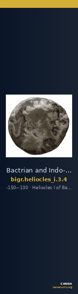 Bactrian and Indo-Greek Coinage Heliocles I 3.4 — CANOA