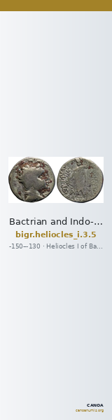 Bactrian and Indo-Greek Coinage Heliocles I 3.5 — CANOA