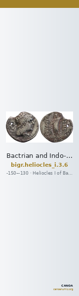 Bactrian and Indo-Greek Coinage Heliocles I 3.6 — CANOA