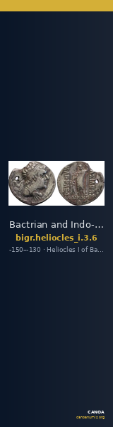 Bactrian and Indo-Greek Coinage Heliocles I 3.6 — CANOA