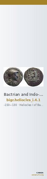 Bactrian and Indo-Greek Coinage Heliocles I 4.1 — CANOA