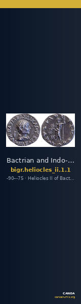 Bactrian and Indo-Greek Coinage Heliocles II 1.1 — CANOA
