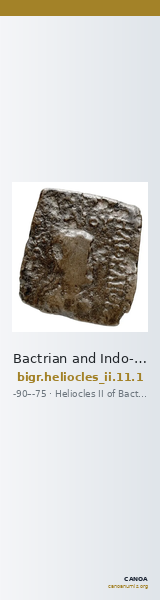 Bactrian and Indo-Greek Coinage Heliocles II 11.1 — CANOA