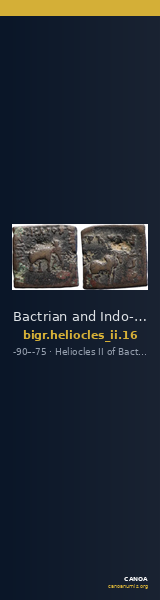 Bactrian and Indo-Greek Coinage Heliocles II 16 — CANOA
