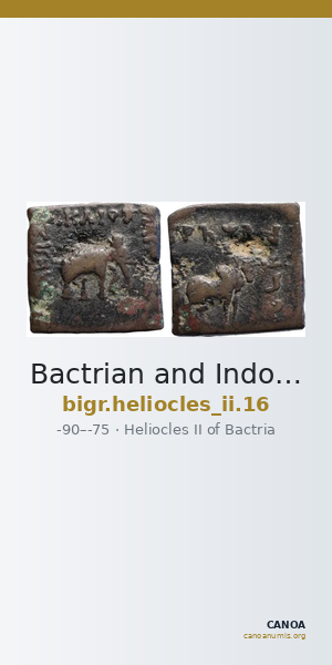 Bactrian and Indo-Greek Coinage Heliocles II 16 — CANOA