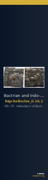 Bactrian and Indo-Greek Coinage Heliocles II 16.1 — CANOA