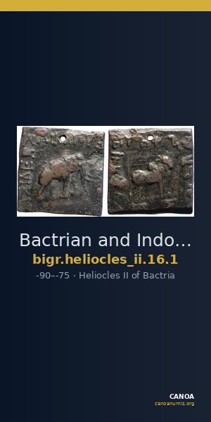 Bactrian and Indo-Greek Coinage Heliocles II 16.1 — CANOA
