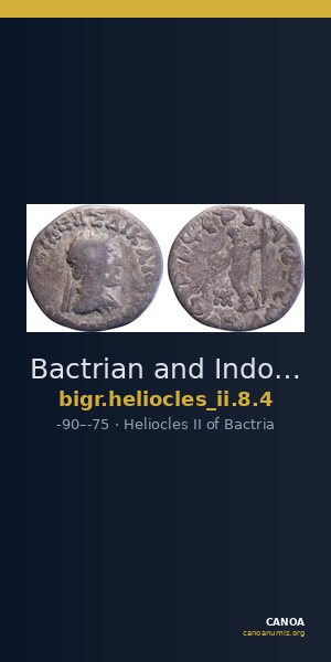 Bactrian and Indo-Greek Coinage Heliocles II 8.4 — CANOA