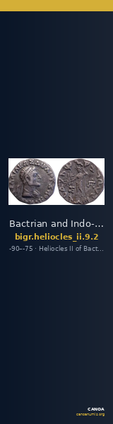 Bactrian and Indo-Greek Coinage Heliocles II 9.2 — CANOA