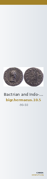 Bactrian and Indo-Greek Coinage Hermaeus 10.5 — CANOA
